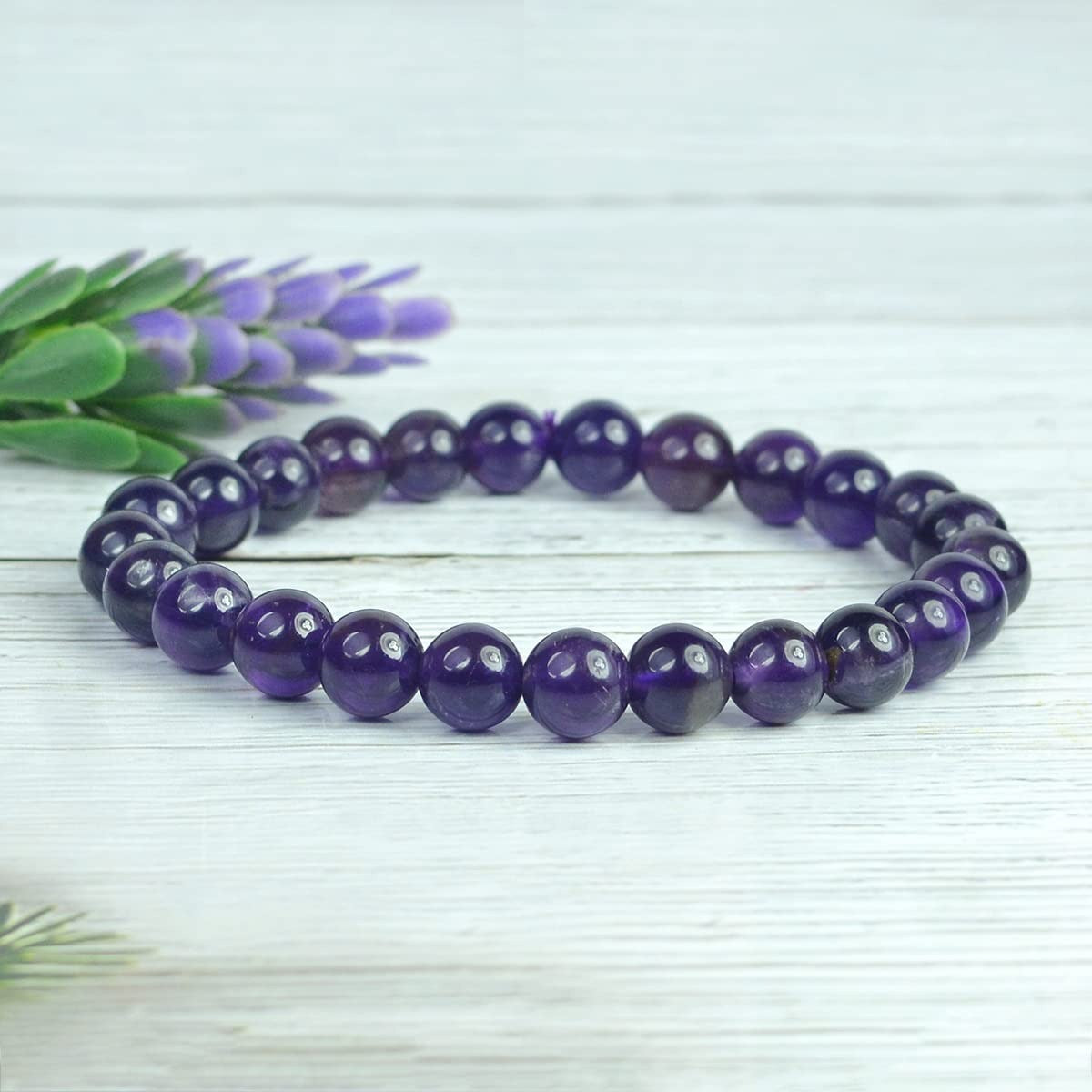 Natural Amethyst Bracelet