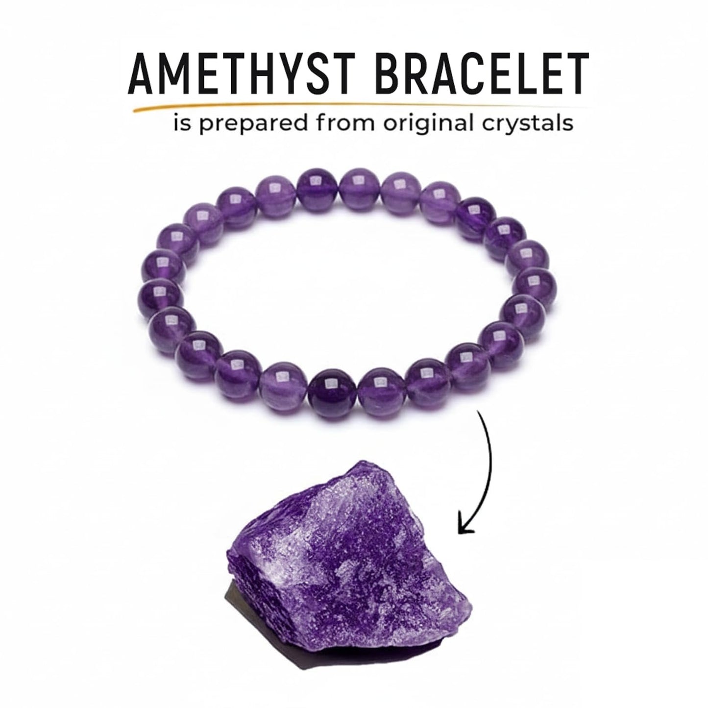 Natural Amethyst Bracelet