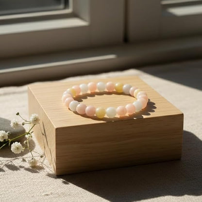 Morganite bracelet